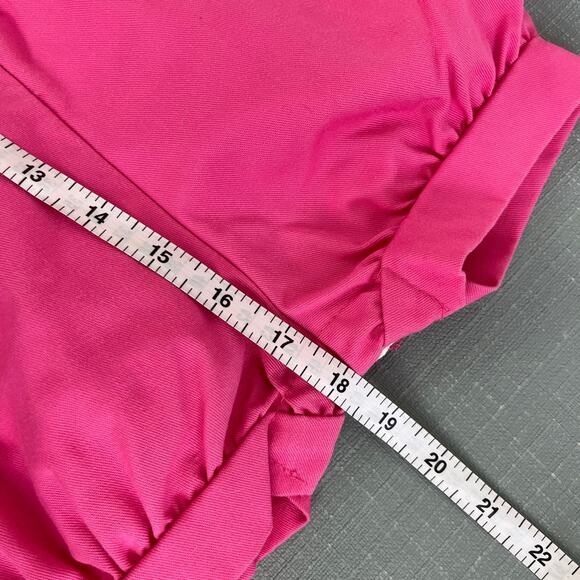 Vintage Healthtex Pink Teddy Bear Shortall Romper 18 Months USA - Picture 7 of 7